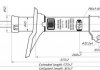Амортизатор задній (правий) Trialli AG 08402 (фото 2)