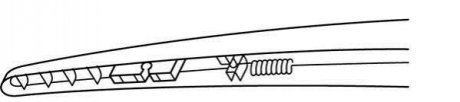 Щетка стеклоочистителя каркасная задняя 180mm (7\'\') ExactFit Rear (EX180) TRICO