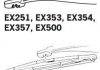 Щітка склоочисника каркасна задня 250mm (10'') ExactFit Rear Trico EX251 (фото 3)
