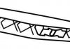 Щетка стеклоочистителя каркасная задняя 250mm (10\'\') ExactFit Rear Trico EX253 (фото 2)