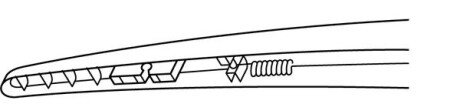 Щетка стеклоочистителя каркасная задняя 180mm (7\'\') ExactFit Rear (EX180) TRICO