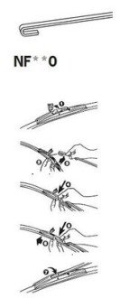 Щітка склоочисника NF430