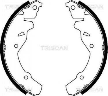 Гальмівні колодки (набір) TRISCAN 810080002 (фото 1)