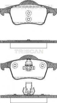 Дисковые тормозные колодки (задние) TRISCAN 8110 27004 (фото 1)