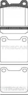Дискові гальмівні колодки (задні) TRISCAN 8110 27007 (фото 1)