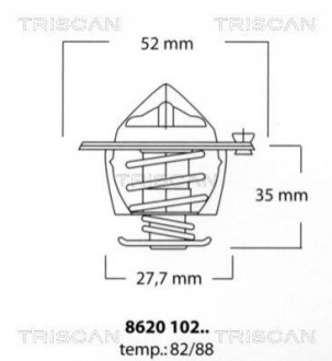 Термостат TRISCAN 8620 10282 (фото 1)