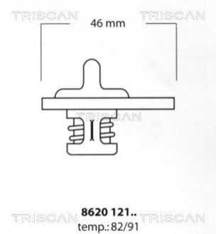 Термостат TRISCAN 8620 12182 (фото 1)