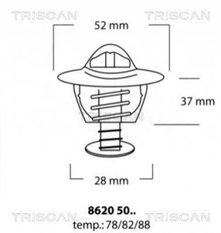 Термостат TRISCAN 8620 5078 (фото 1)