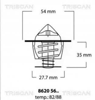 Термостат TRISCAN 86205682 (фото 1)
