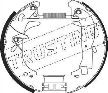 Дисковые тормозные колодки (передние) TRUSTING 534.0 (фото 1)