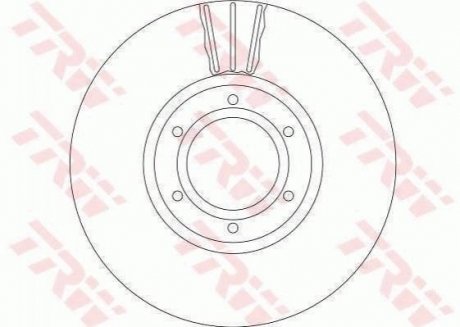 Тормозной диск (передний) DF4111