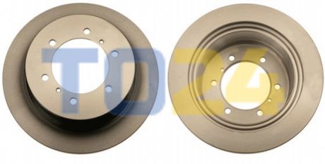 Тормозной диск (задний) TRW DF4075 (фото 1)