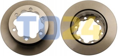 Тормозной диск (задний) TRW DF4089S (фото 1)