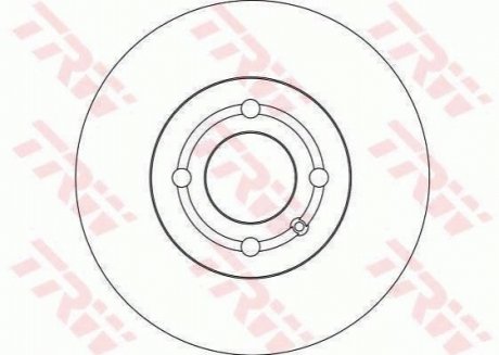 Гальмівний диск TRW DF4232 (фото 1)