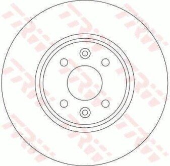 Гальмівний диск TRW DF4255 (фото 1)