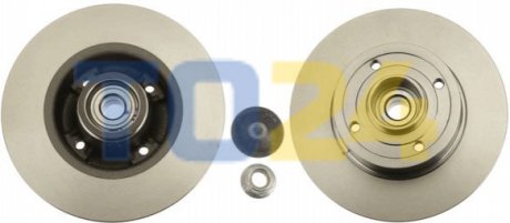 Тормозной диск (задний) TRW DF4274BS (фото 1)