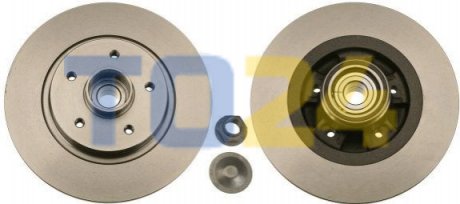 Тормозной диск (задний) TRW DF6043BS (фото 1)