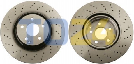 Гальмівний диск (передній) TRW DF6077S (фото 1)