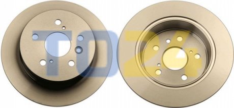 Тормозной диск (задний) TRW DF6176 (фото 1)