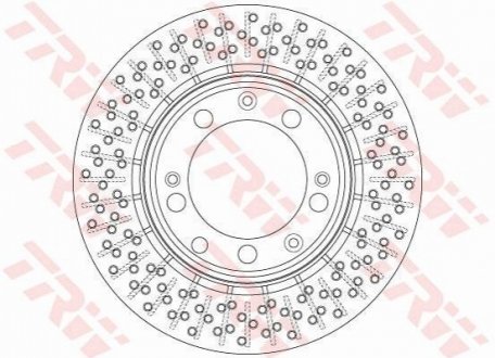 Диск гальмівний TRW DF6281 (фото 1)