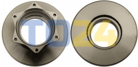 Тормозной диск (задний) TRW DF6333S (фото 1)