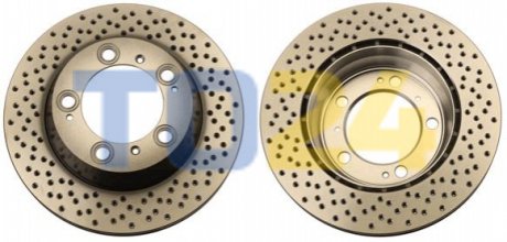 Тормозной диск (задний) TRW DF6337S (фото 1)