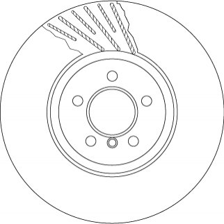 Тормозной диск (передний) DF6614S