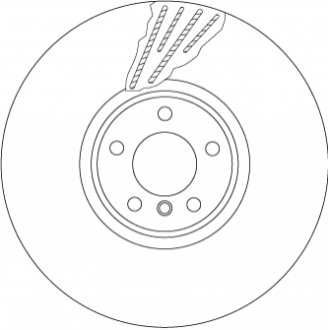 Гальмівний диск (передній) DF6618S