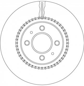 Тормозной диск TRW DF6904 (фото 1)