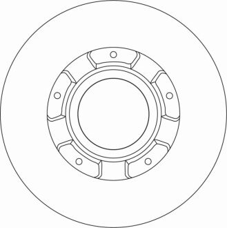 Гальмівний диск TRW DF6963S (фото 1)