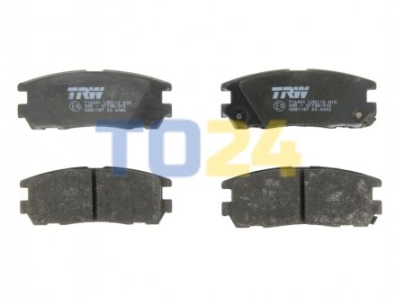 Дисковые тормозные колодки (задние) TRW GDB1187 (фото 1)