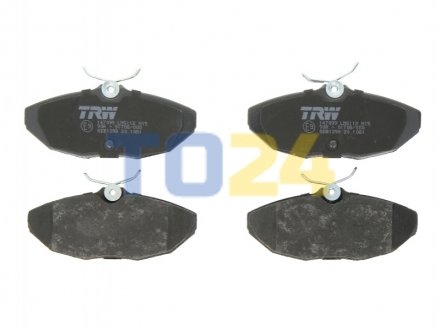 Дисковые тормозные колодки (задние) TRW GDB1398 (фото 1)