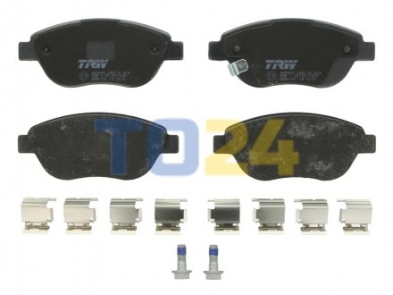 Дисковые тормозные колодки (передние) TRW GDB1701 (фото 1)