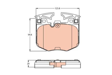 Гальмівні колодки, дискові GDB2260