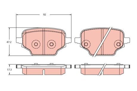 Гальмівні колодки GDB2410