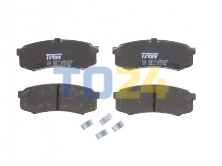Дисковые тормозные колодки (задние) TRW GDB3110 (фото 1)