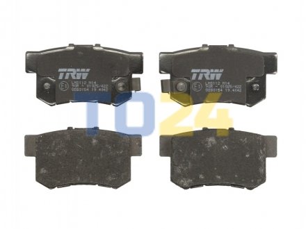 Дисковые тормозные колодки (задние) TRW GDB3154 (фото 1)