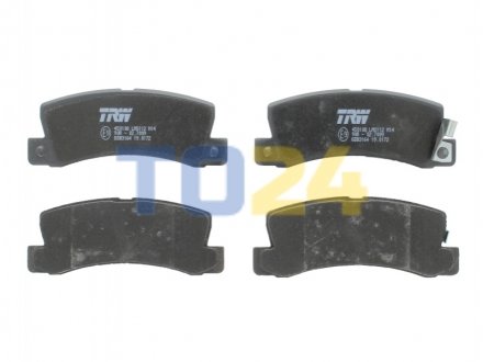 Дисковые тормозные колодки (задние) TRW GDB3164 (фото 1)