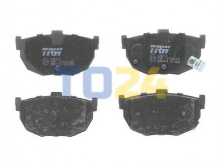 Дисковые тормозные колодки (задние) TRW GDB3170 (фото 1)