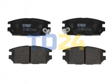 Дисковые тормозные колодки (задние) TRW GDB3199 (фото 1)