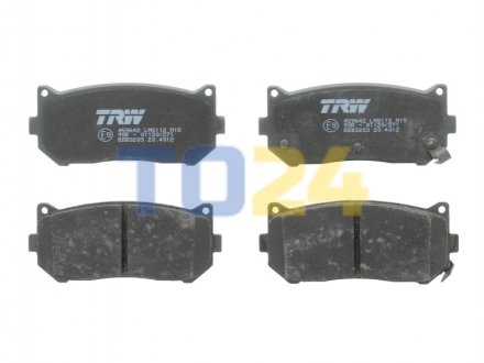 Дисковые тормозные колодки (задние) TRW GDB3203 (фото 1)