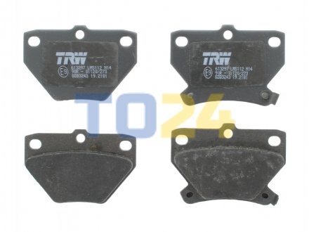 Дисковые тормозные колодки (задние) TRW GDB3243 (фото 1)