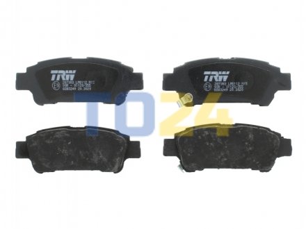 Дисковые тормозные колодки (задние) TRW GDB3249 (фото 1)