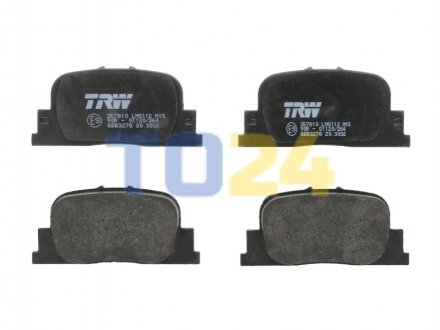 Дисковые тормозные колодки (задние) TRW GDB3278 (фото 1)
