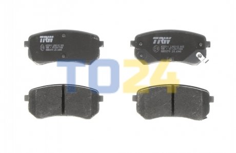 Дисковые тормозные колодки (задние) TRW GDB3370 (фото 1)