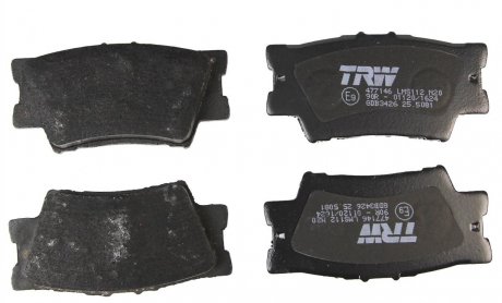 Дисковые тормозные колодки (задние) TRW GDB3426 (фото 1)