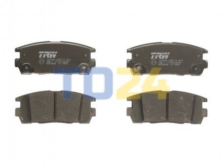 Дисковые тормозные колодки (задние) TRW GDB3566 (фото 1)
