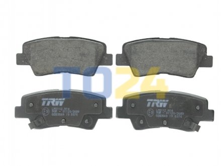 Дисковые тормозные колодки (задние) TRW GDB3569 (фото 1)
