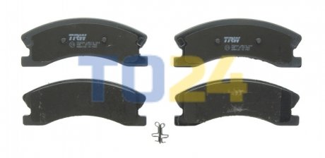 Дисковые тормозные колодки (передние) TRW GDB4133 (фото 1)