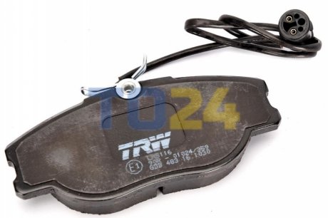 Дисковые тормозные колодки (передние) TRW GDB483 (фото 1)